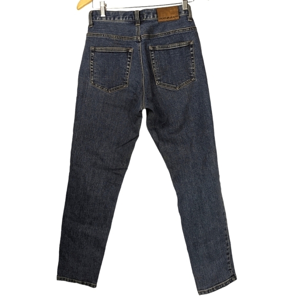 Y2K DKNY Jeans High Waist Straight Leg Denim Blue Vintage Size 8 - Picture 2 of 9